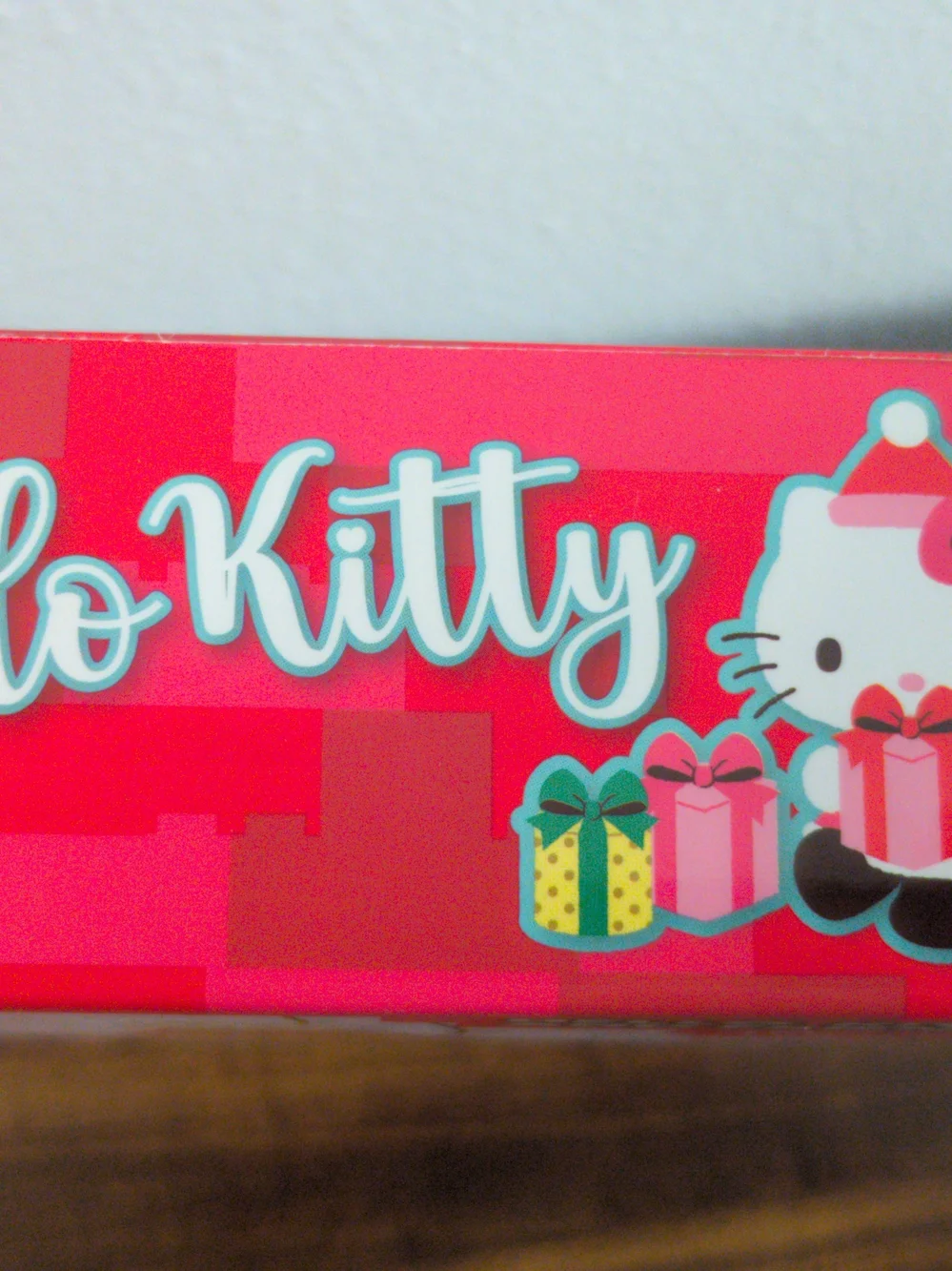 Hello Kitty Holiday Building Ornament - Pink, White & Green -